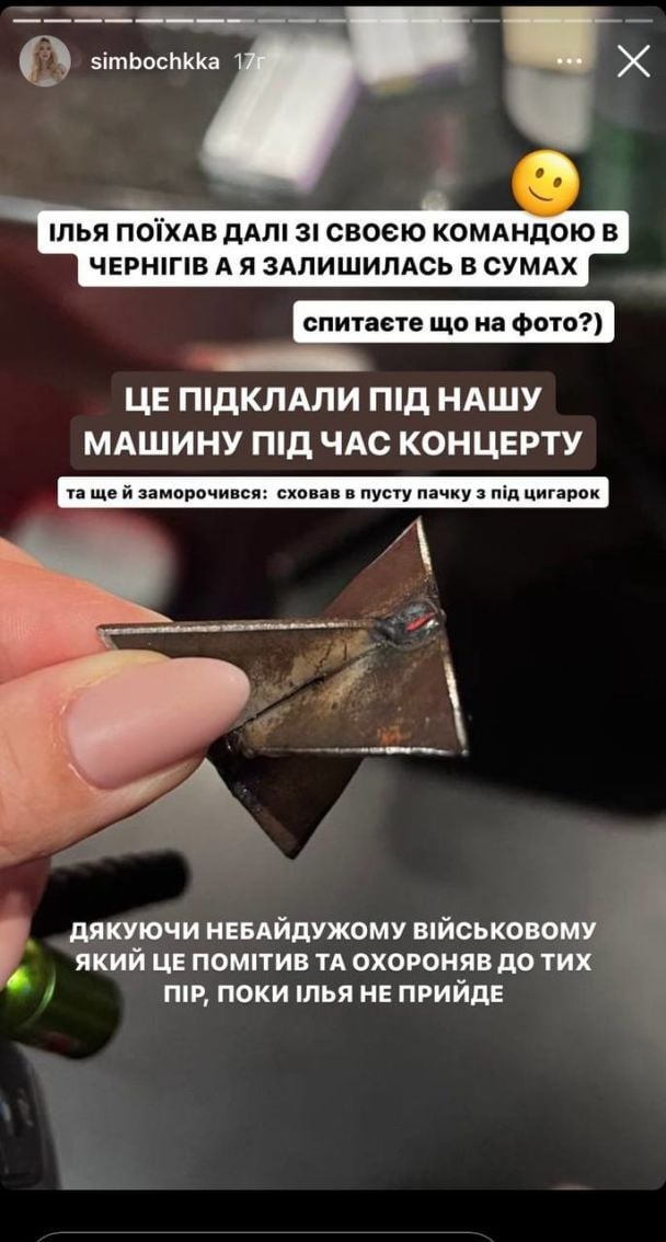 Кто-то хотел доставить неприятностей Илье Парфенюку и Симбочке / © instagram.com/simbochkka