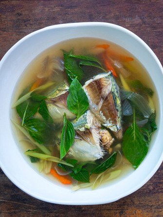 рыРыбный суп из скумбрии