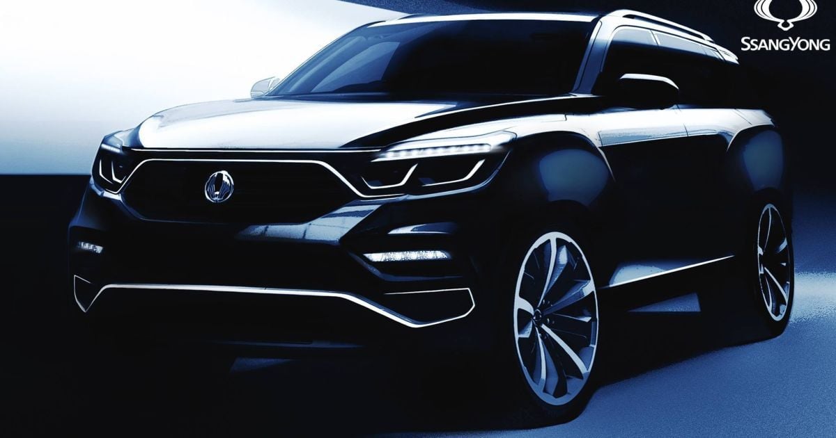 SsangYong опубликовал первые дизайн-скетчи нового вседорожника