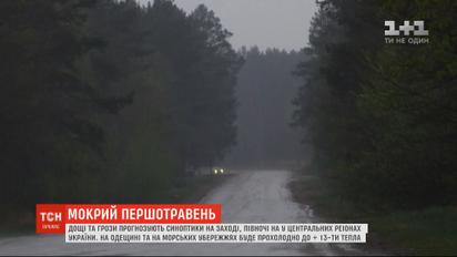 Дощі та грози прогнозують синоптики на заході, півночі та у центральних регіонах України