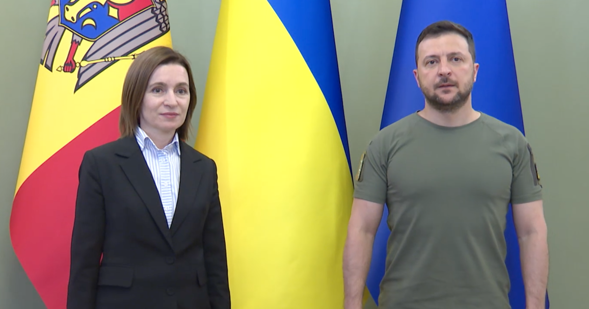 Владимир Зеленский встретился в Киеве с президентом Молдовы (видео)
