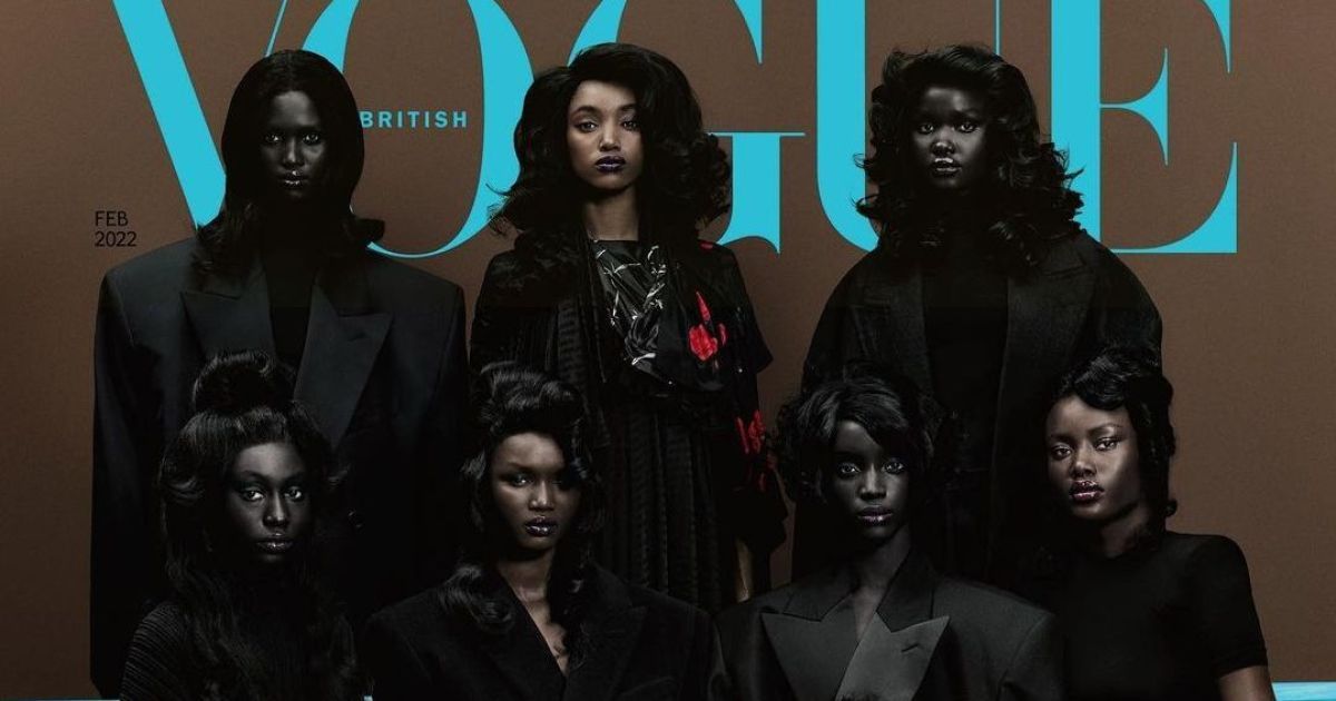 Vogue вперше розмістив на обкладинці дев'ять темношкірих моделей, але її розкритикували