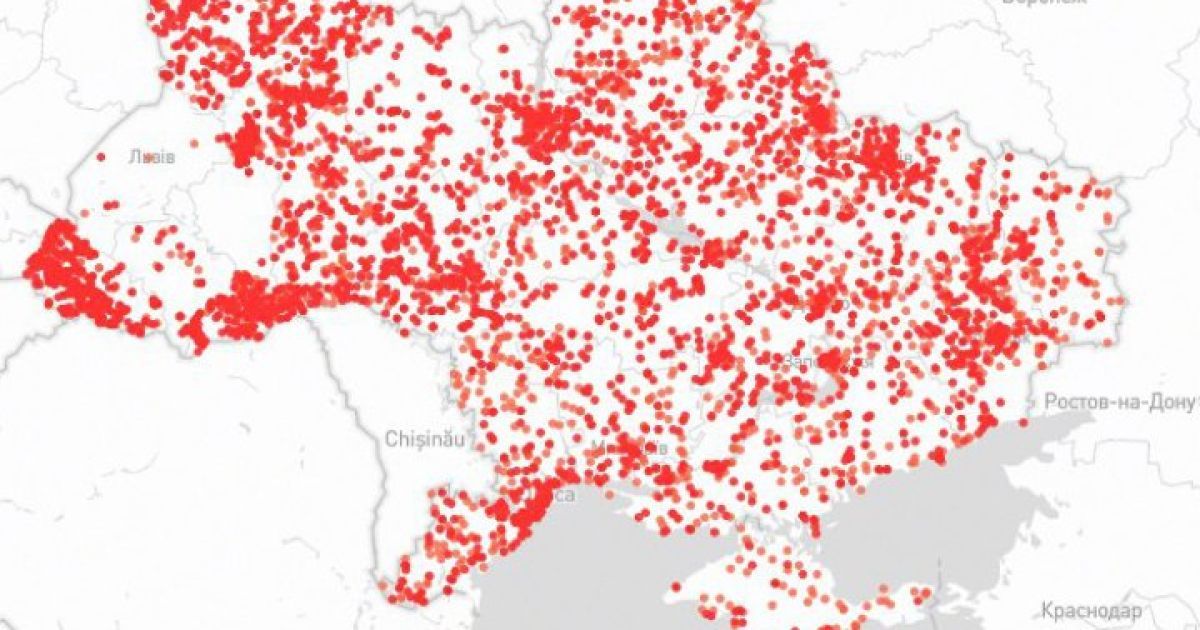 Карта имущества УПЦ МП