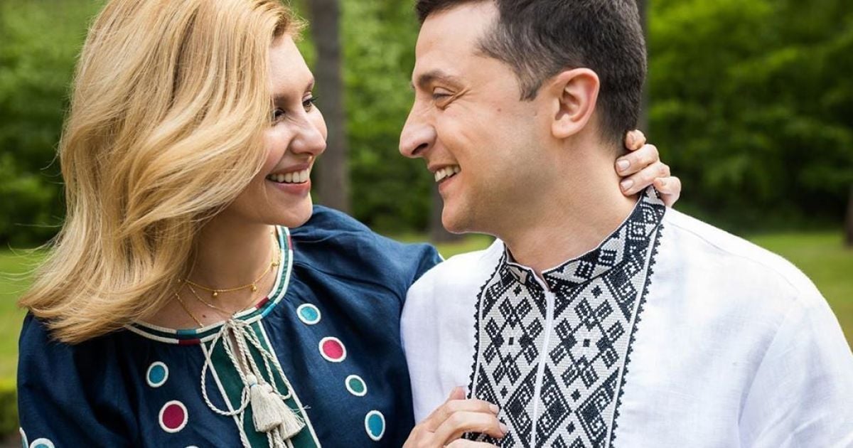 Владимир и Елена Зеленские