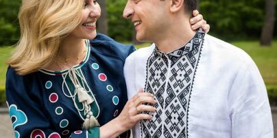 В красивых вышиванках и с улыбками: Елена Зеленская показала милое фото с мужем