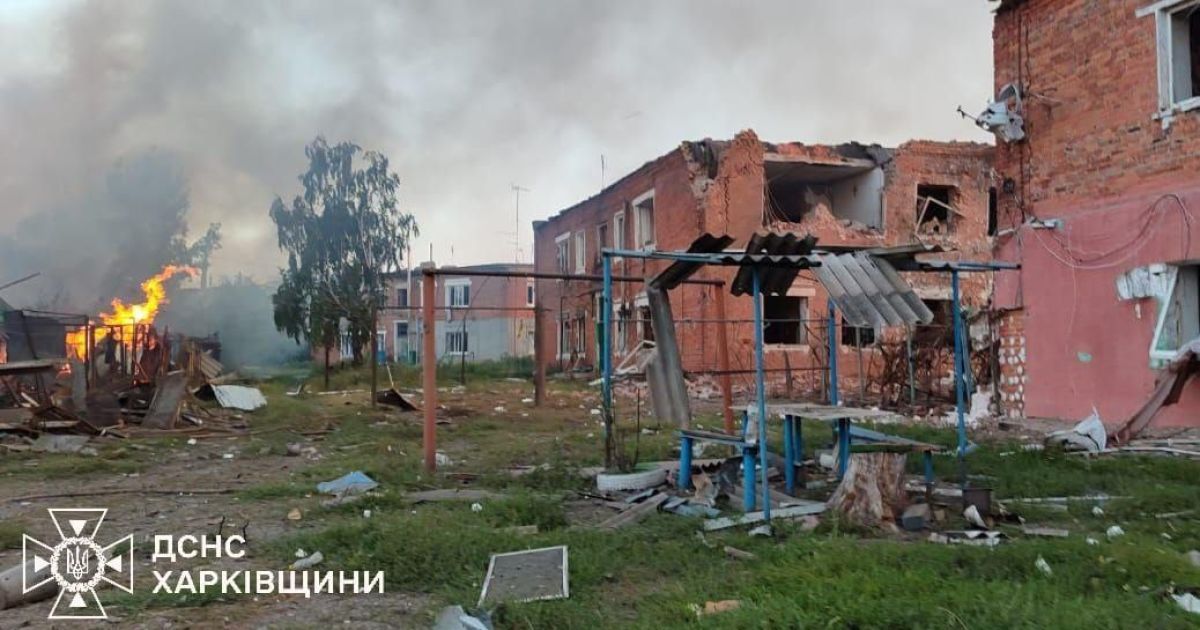 Удар РФ авіабомбою по Вовчанській громаді