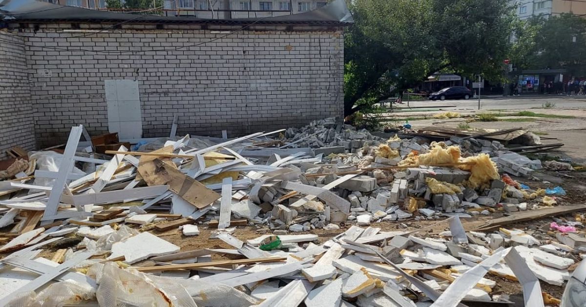 демонтаж "Юності" / © "Київ без цензури"