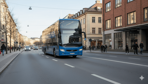 Моторошна аварія у Швеції: автобус зніс зупинку з людьми