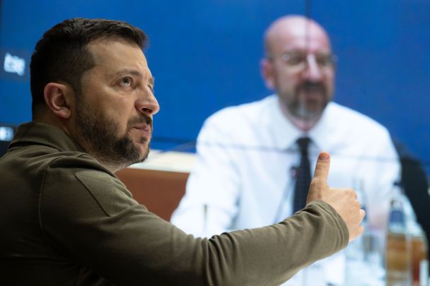 Зеленський виступив на засіданні Європейської ради / © Офіс президента України