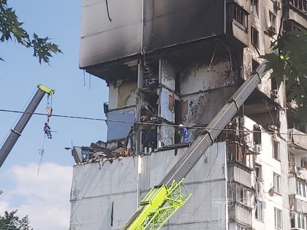 В будинку зруйновано кілька квартир / © ТСН.ua