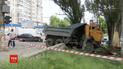 Авария в Херсоне: в легковушку въехал КАМАЗ
