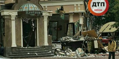 Неизвестные в пух и прах разгромили элитный ресторан в центре Киева
