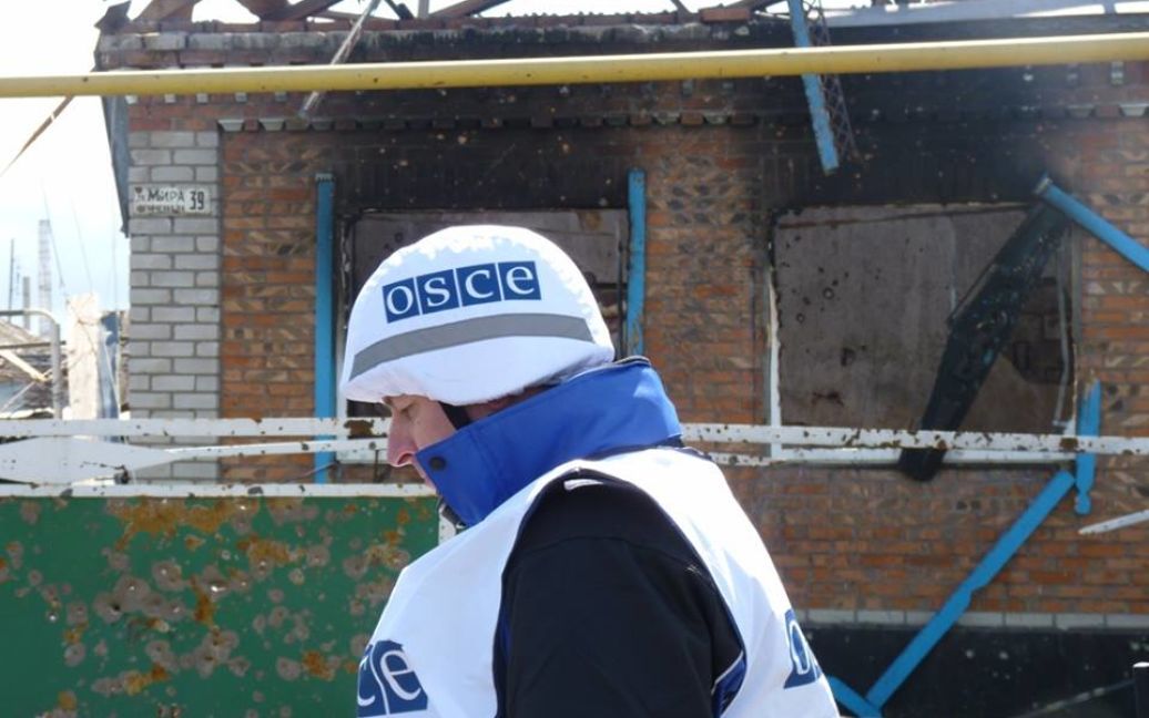 Широкино страдает от обстрелов. / © Facebook/пресс-центр штаба АТО