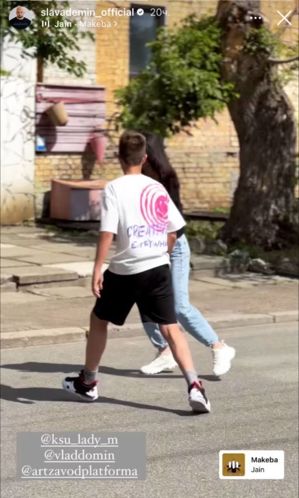 Бывшая жена Славы Демина с сыном / © instagram.com/slavademin_official