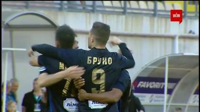 Заря - Львов - 0:1. Видео гола Бруно