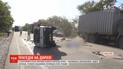 Под Николаевом перевернулся санитарный микроавтобус: водитель погиб, четверо пассажиров в больнице