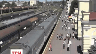 В Херсоне торжественно с оркестром встретили первый рейс скоростного поезда "Интерсити"