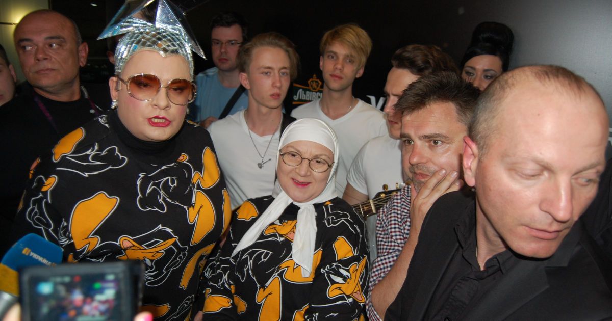 Верка Сердючка на вечеринке в EuroClub