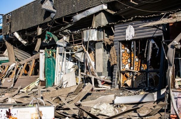 Одну ракету удалось сбить силам ПВО. / © Сергей Лысак, глава Днепропетровской ОВА.