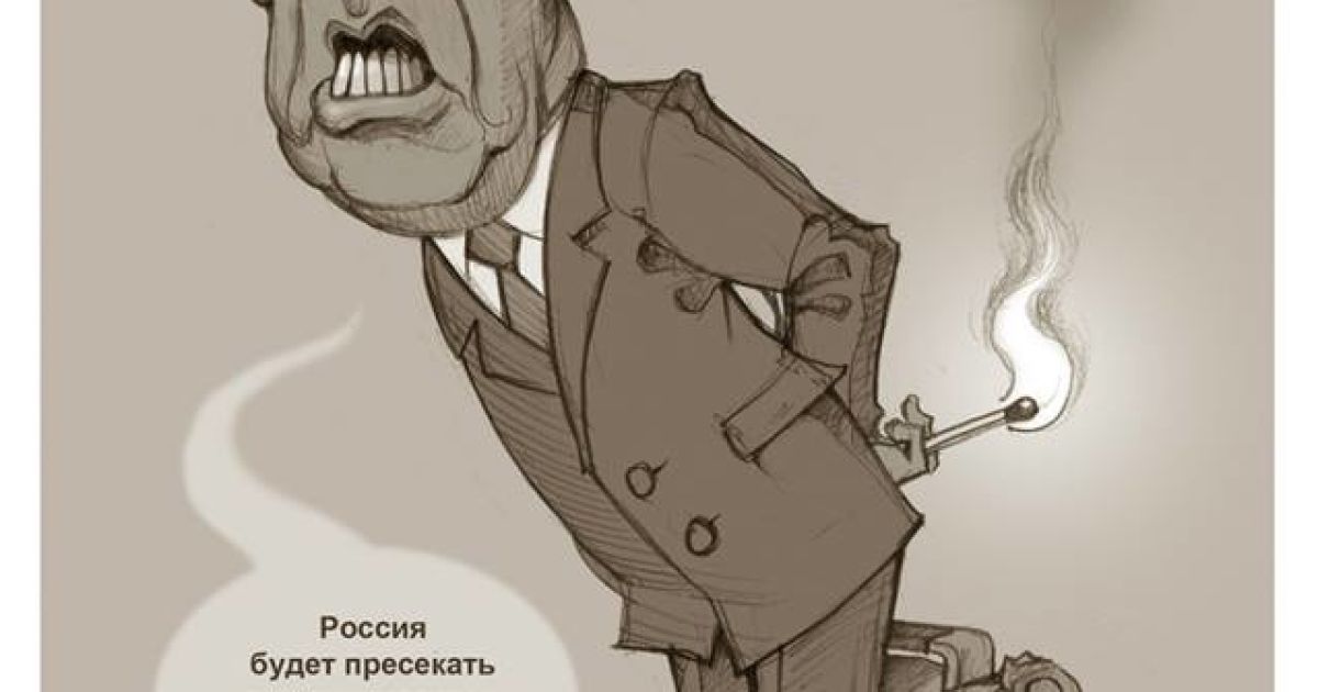 Карикатура на Лаврова