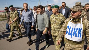 Володимир Зеленський, Дональд Туск на Донбасі_7 / © Сайт президента Украины