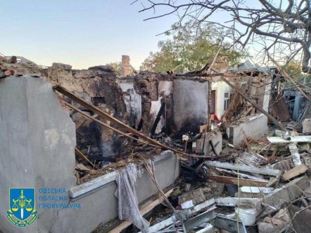 Дроны-камикадзе попали в портовую инфраструктуру и повредили дома / © Офис Генерального прокурора