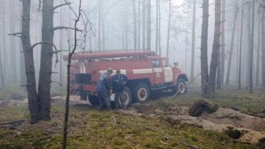 Пожежа у Поліському заповіднику_7 / © ДСНС