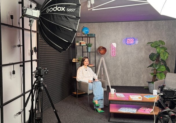 Дарина Аітова вірить в ефективність формату подкасту. Фото: Дарини Аітової