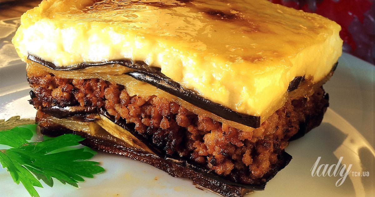 Традиционная греческая мусака