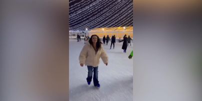 Наталья Могилевская восхитила умением кататься на коньках