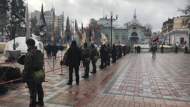 кордон під Радою після звільнення Саакашвілі / © ТСН.ua