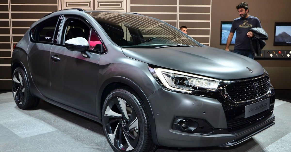 Во Франкфурте появился "каменный" DS4 Crossback