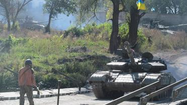 Украинские военные начали отводить танки от линии фронта. / © Facebook/пресс-центр штаба АТО