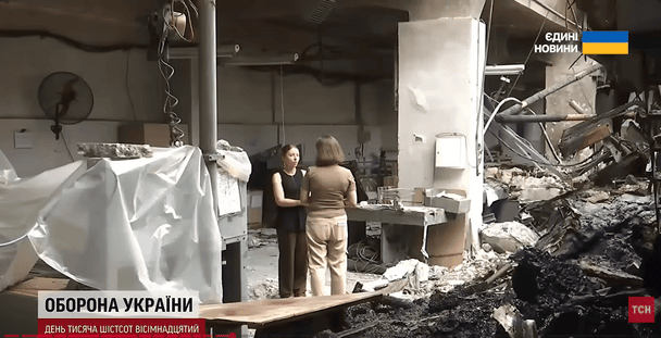 Последствия нападения на типографию / © ТСН