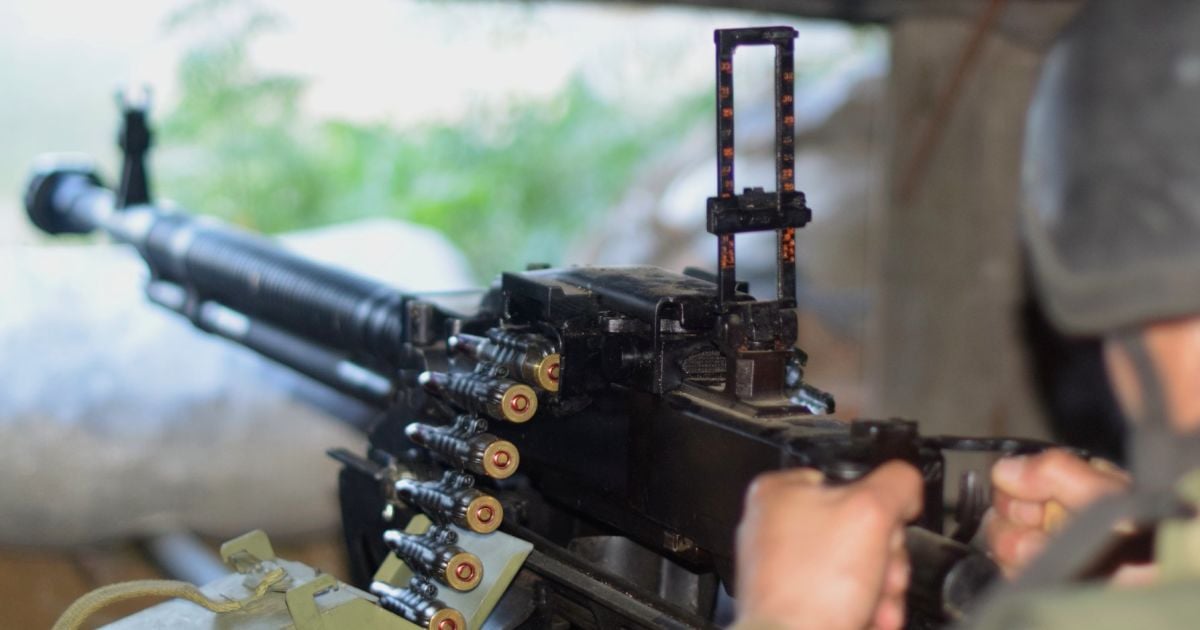 Боевики пытались занять позиции украинских бойцов и стреляли по домам в Зайцево