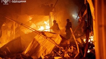 атака на Одесу в ніч проти 12 лютого_4 / © ДСНС