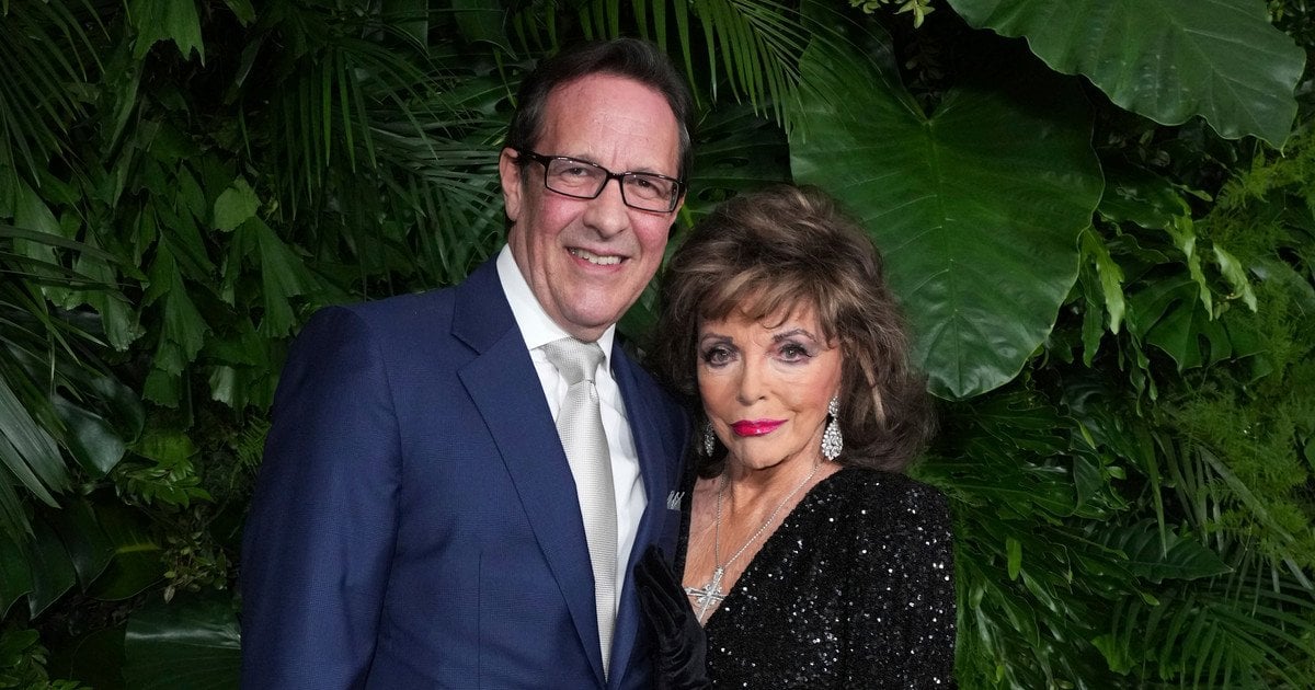 Джоан Коллінз із чоловіком