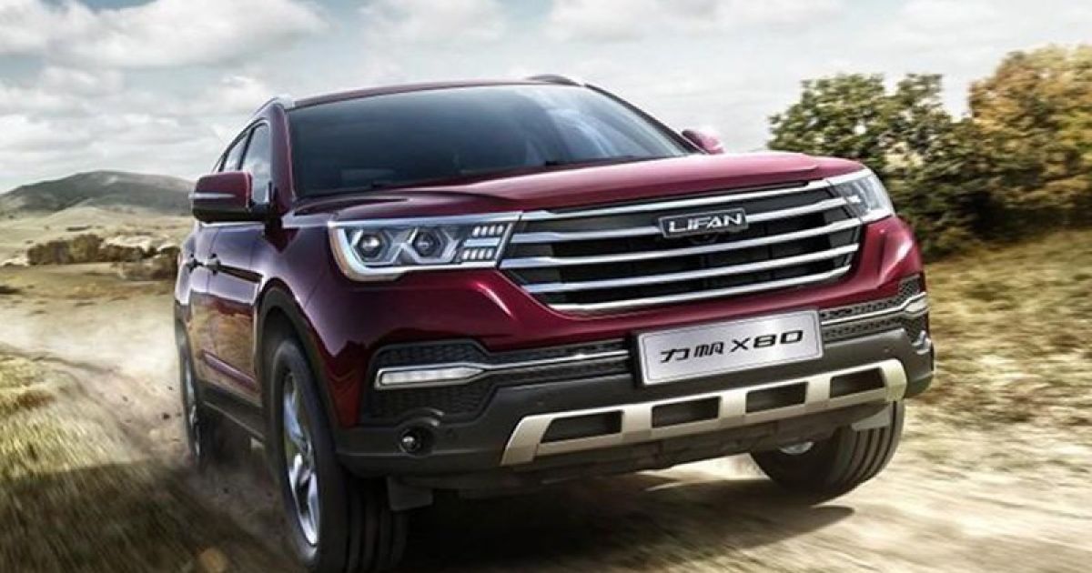 Lifan слегка обновил кроссовер X80