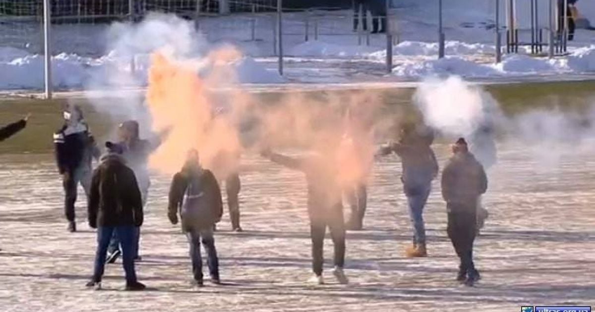 Ультрас "Шахтаря" в Полтаві
