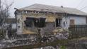 Destroyed house in Mariupol