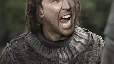 Фанат сериала превратил Кейджа на звезду "Игры престолов" / © imgur.com/Cage of Thrones