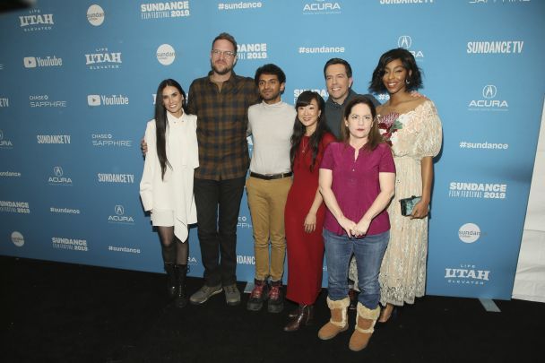Патрик Брайс и Деми Мур на кинофестиваль Sundance-2019 / © Associated Press