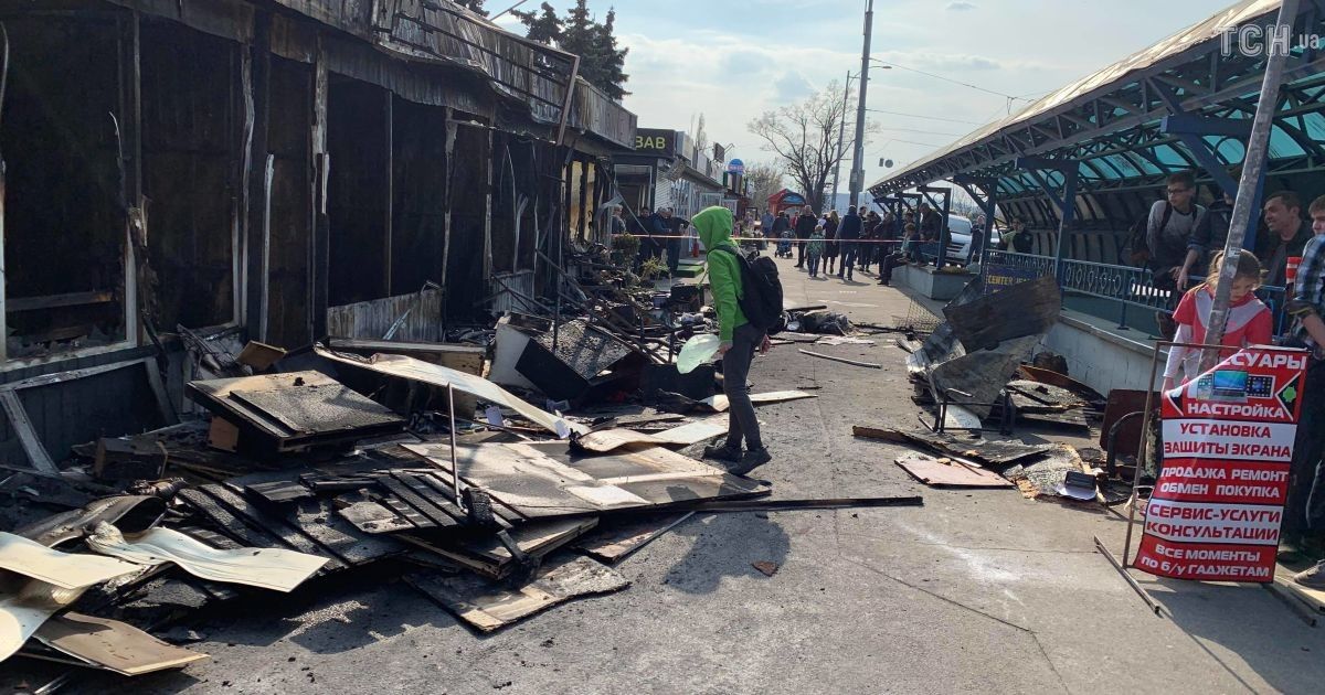 Пожежа на Березняках_6 / © Фото Валерии Ковалинской/ТСН