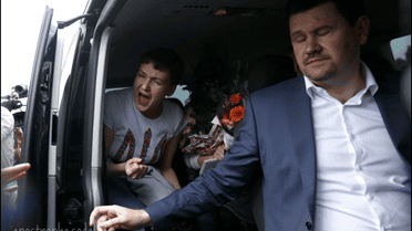 повернення Надії Савченко в Україну _2 / © Twitter/Содель Владислав