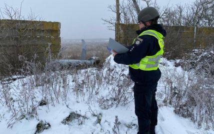 На Київщині знайшли уламки збитої ракети: фото