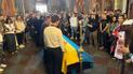 Прощание с госпитальершей Ириной "Чекой" Цибух в Киеве Фото: Общественное