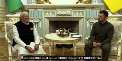 Зеленський зустрівся з Моді в Києві