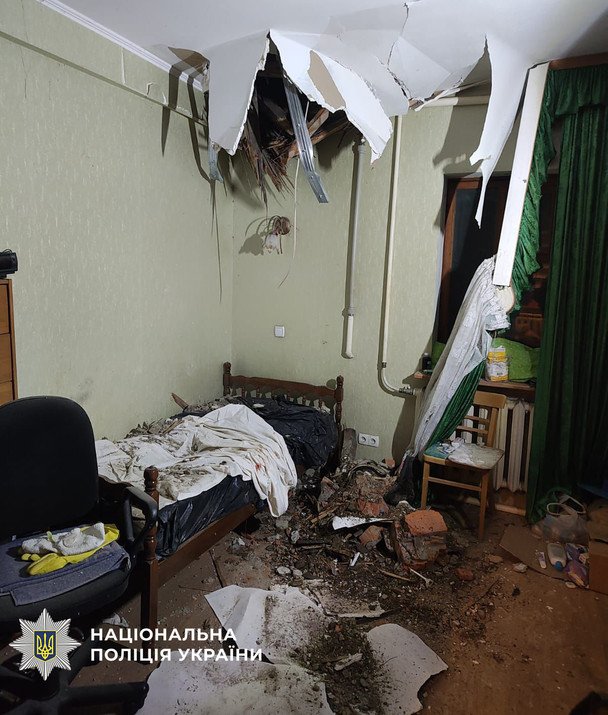 Последствия вражеской атаки на Киев 3 февраля / © Полиция Киева