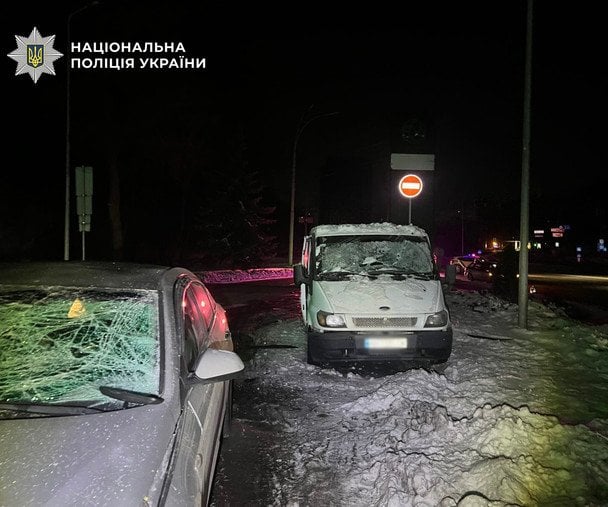 Последствия вражеской атаки на Киев 3 февраля / © Полиция Киева