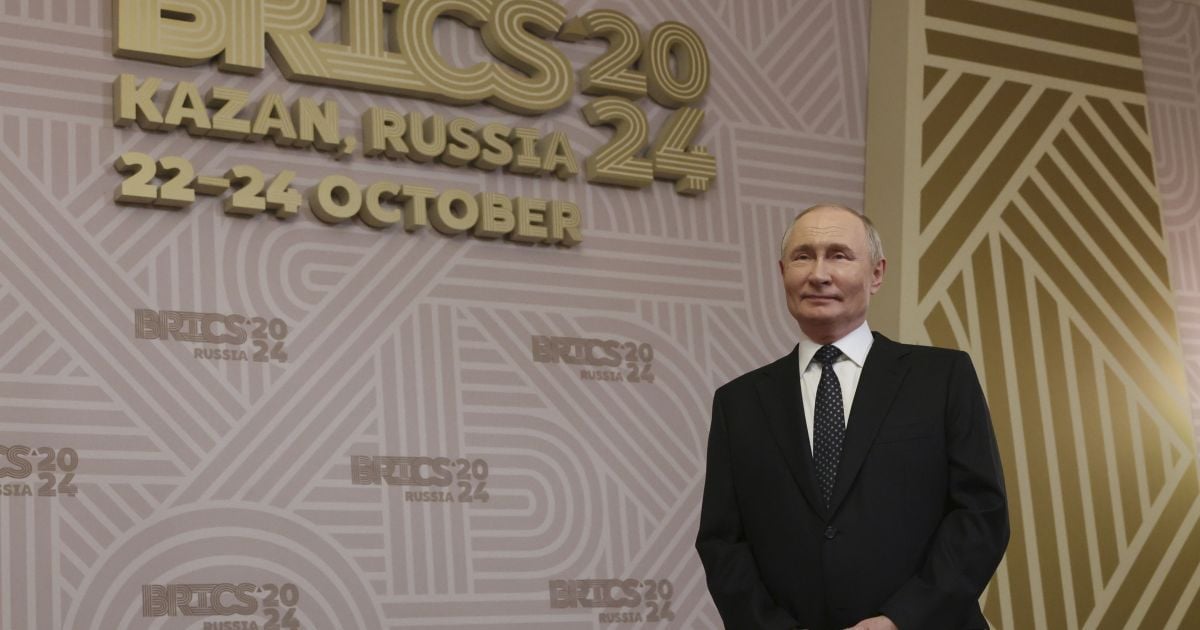 Президент России Владимир Путин на саммите БРИКС